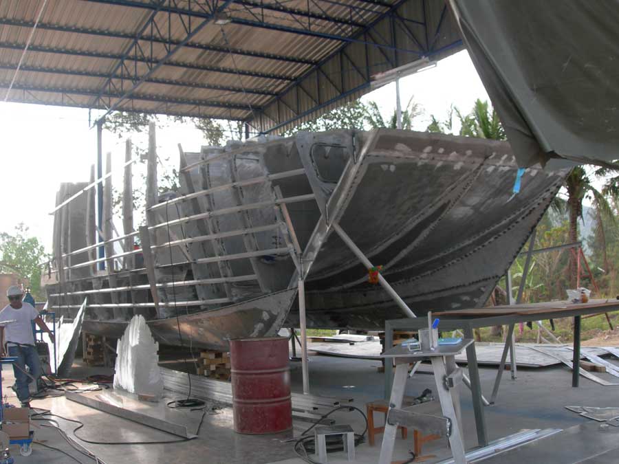 building catamarans in Thailand