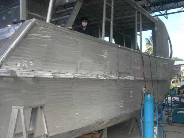 Starboard side view